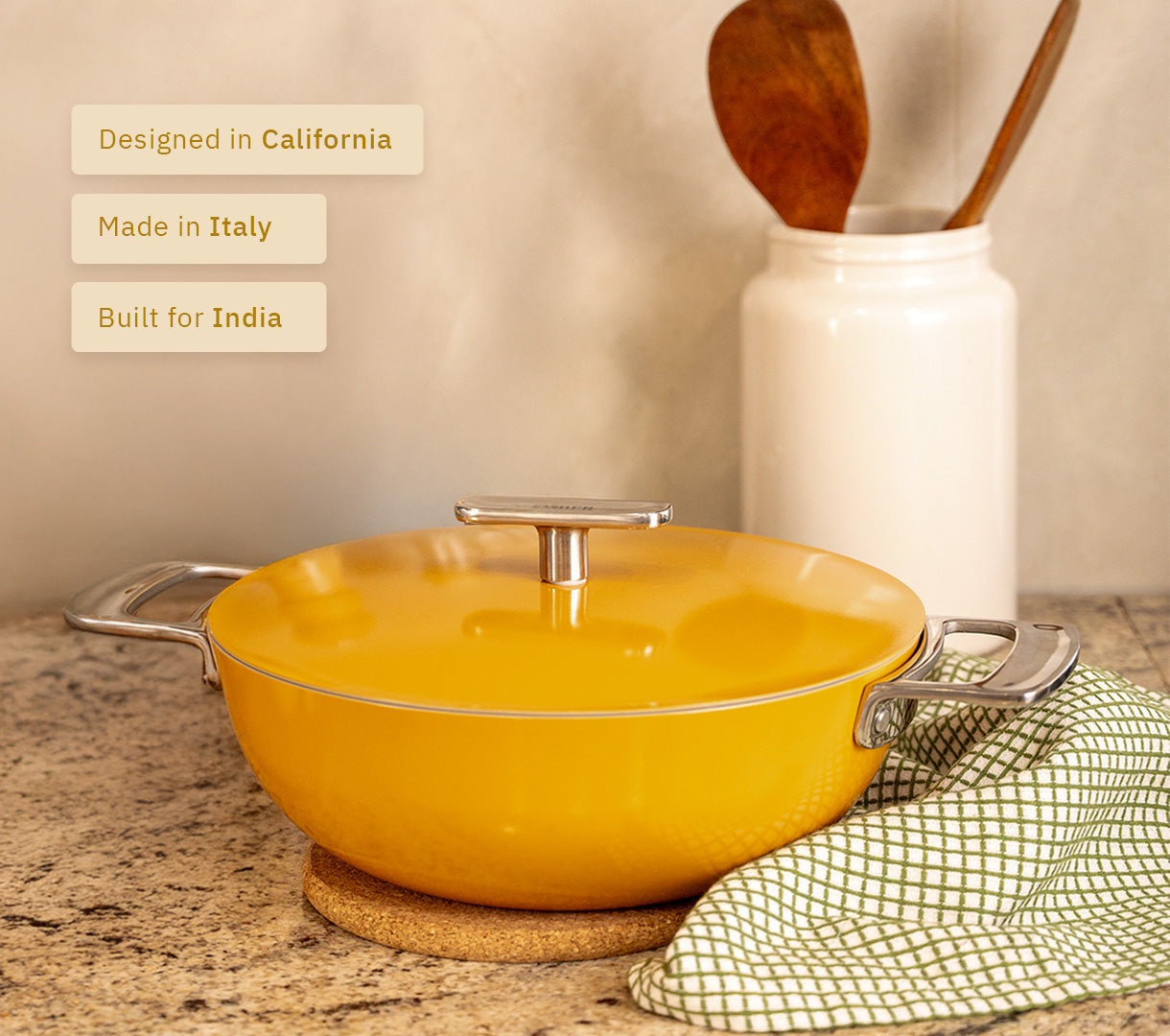 Kadai 24cm- Benares Gold