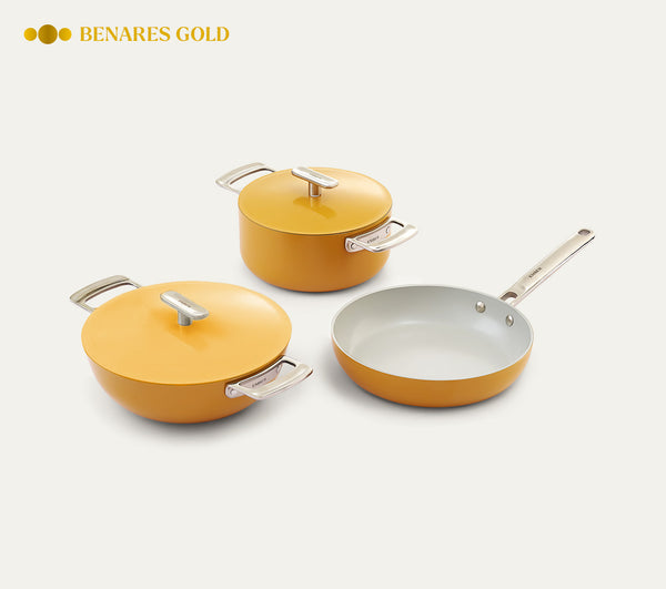 Ember Cookware Trio - Benares Gold