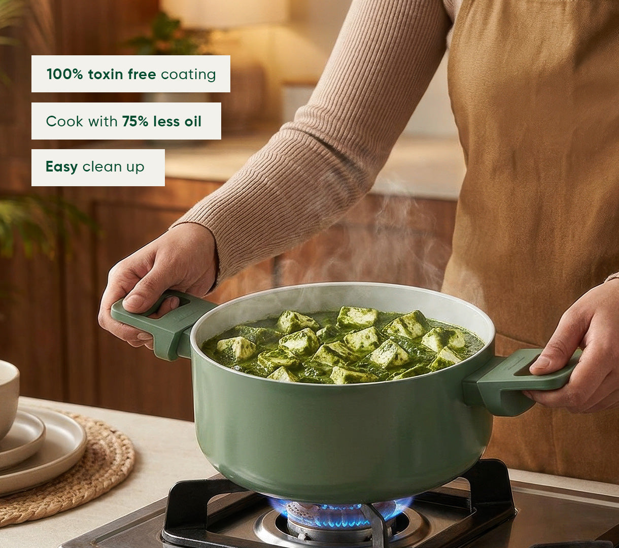 Mini Dutch Oven 20cm - Coorg Green