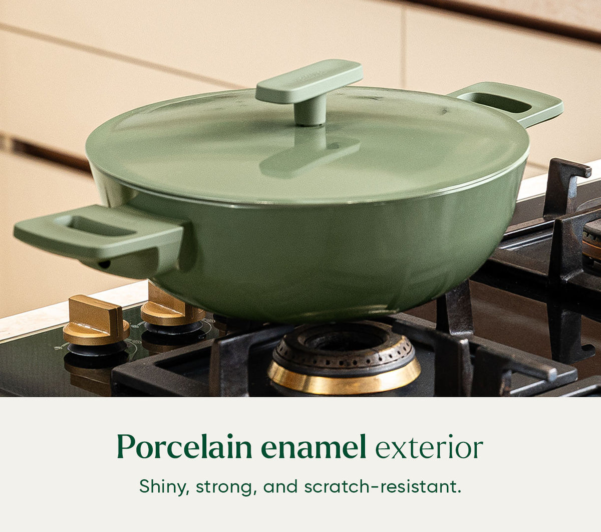 Ember Frypan + Kadai Duo - Coorg Green