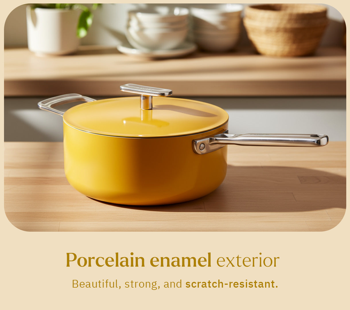 Saucepan 20cm - Benares Gold