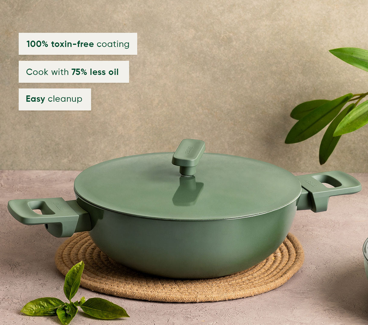 Kadai 24cm- Coorg Green