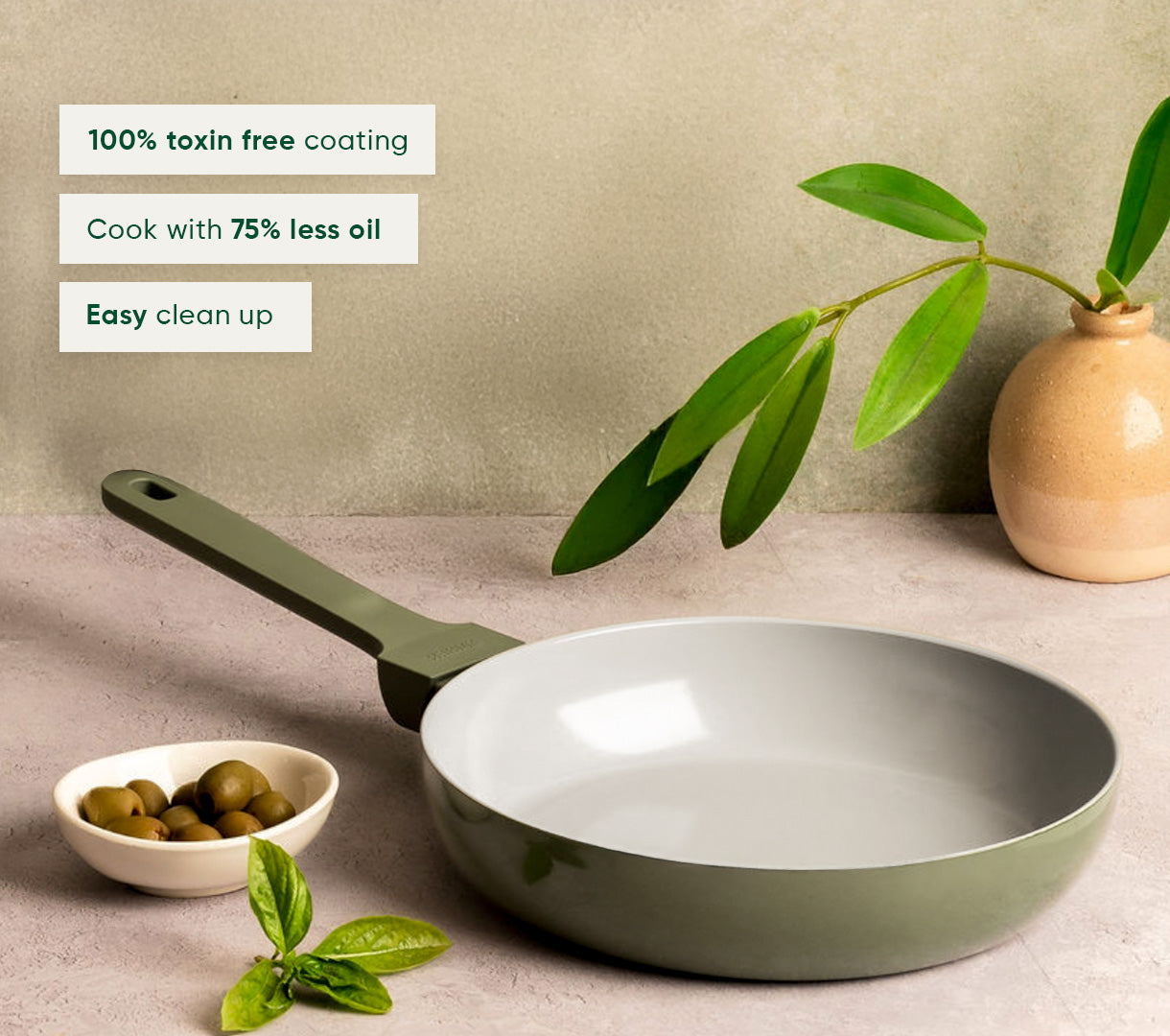 Frypan 24cm (2.0) - Coorg Green