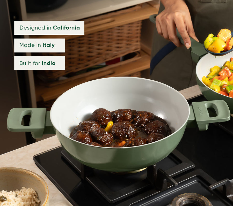 Kadai 24cm- Coorg Green