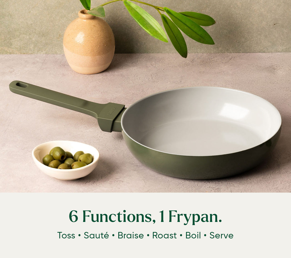 Frypan 24cm (2.0) - Coorg Green