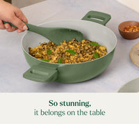 Kadai 24cm with glass lid - Coorg Green