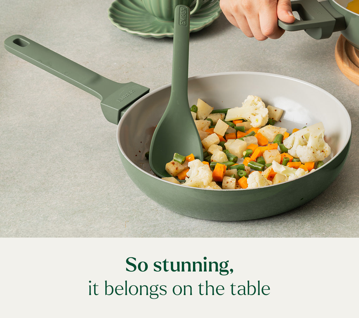 Frypan 24cm (2.0) - Coorg Green