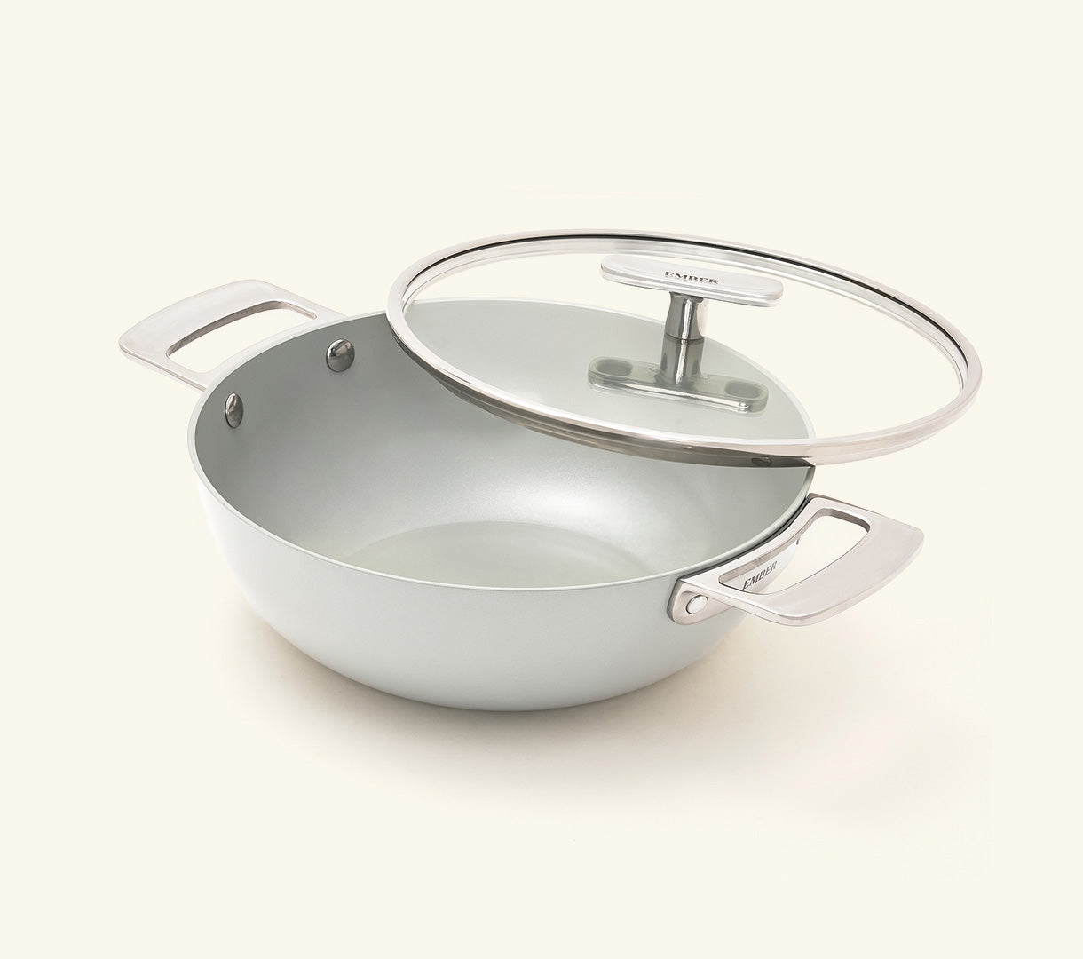 Kadai 24cm with glass lid - Himalayan Mist