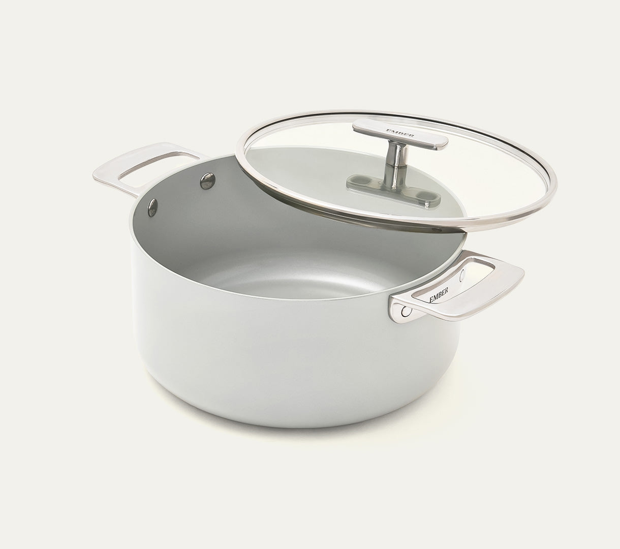 Dutch Oven 24cm with glass lid - Himalayan Mist