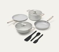 Complete Cookware Set (4-Piece) with glass lid - Himalayan Mist