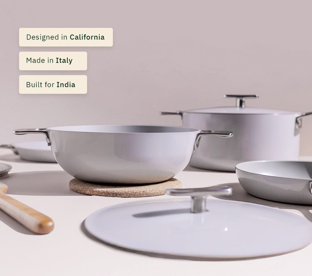 Complete Cookware Set (4-Piece) -Himalayan Mist