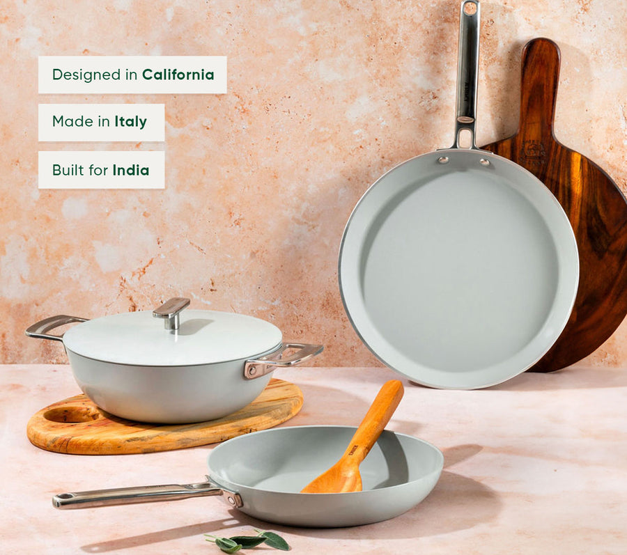 Everyday Cookware Trio (with storage) - Himalayan Mist