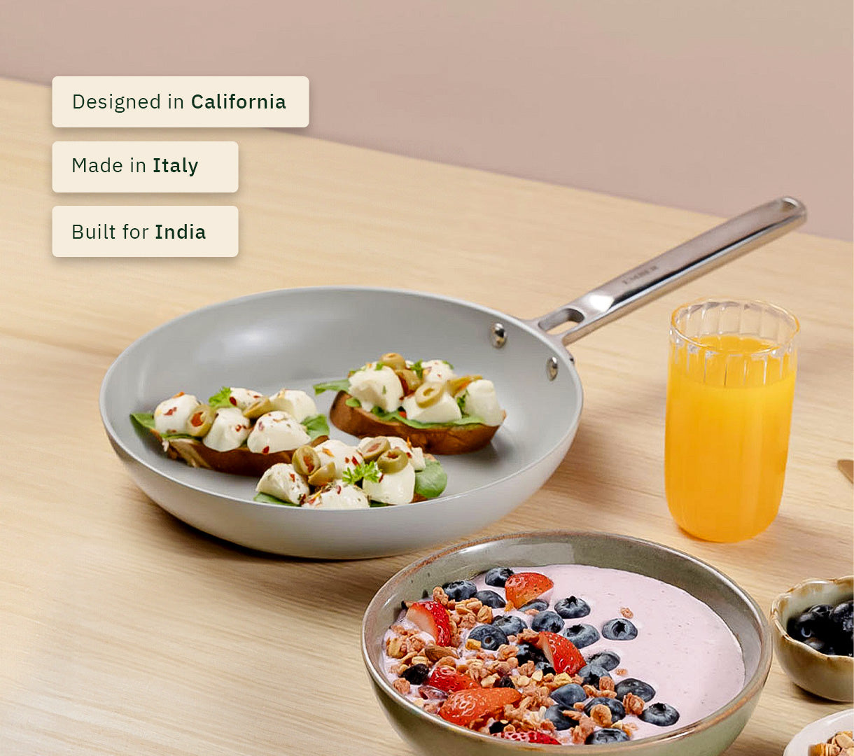 Frypan 24cm - Himalayan Mist