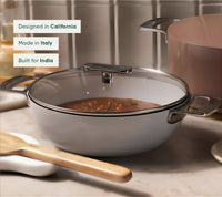 Kadai 24cm with glass lid - Himalayan Mist
