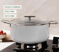 Dutch Oven 24cm with glass lid - Himalayan Mist