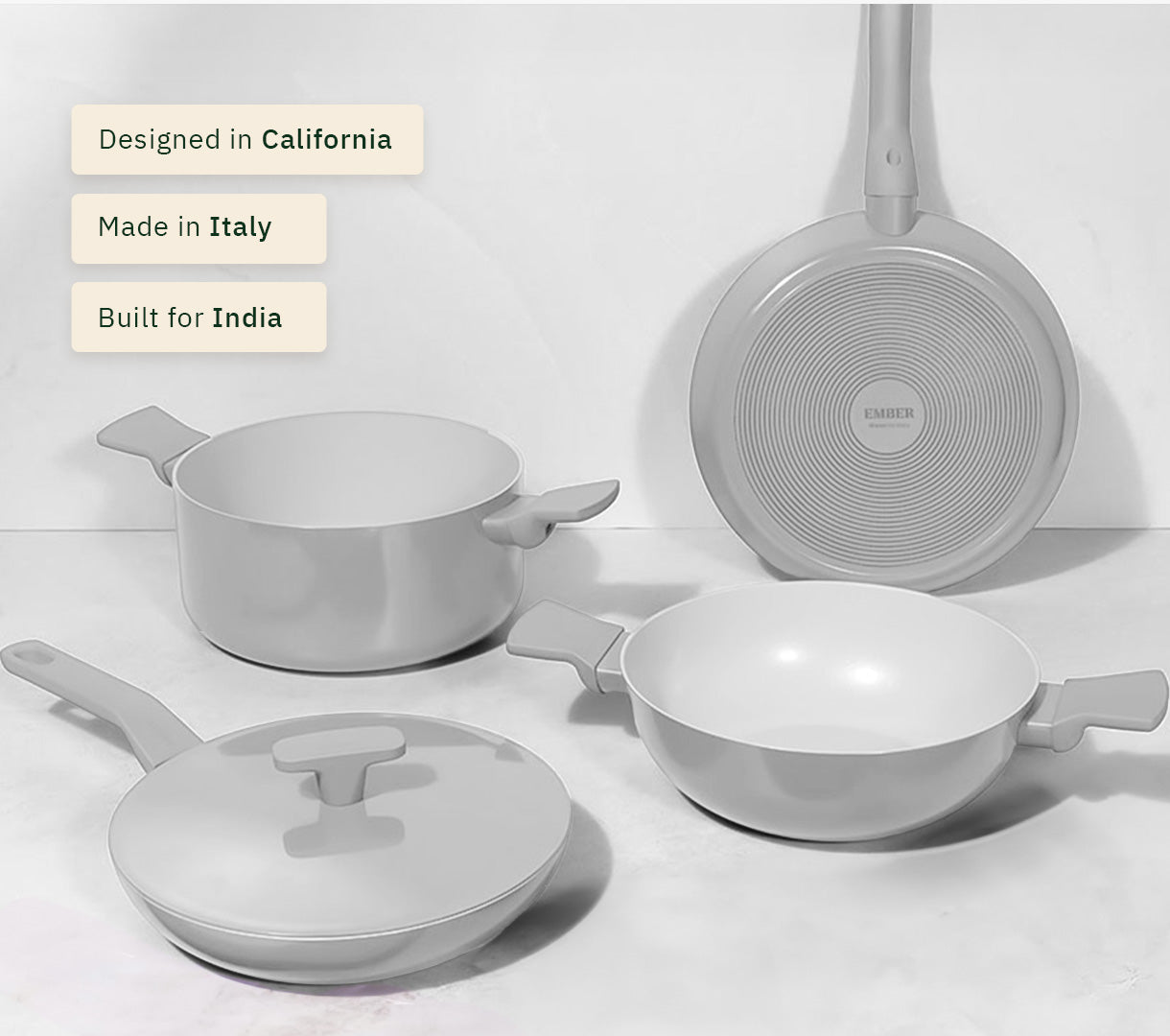 Complete Cookware Set (4-Piece) -Himalayan Mist
