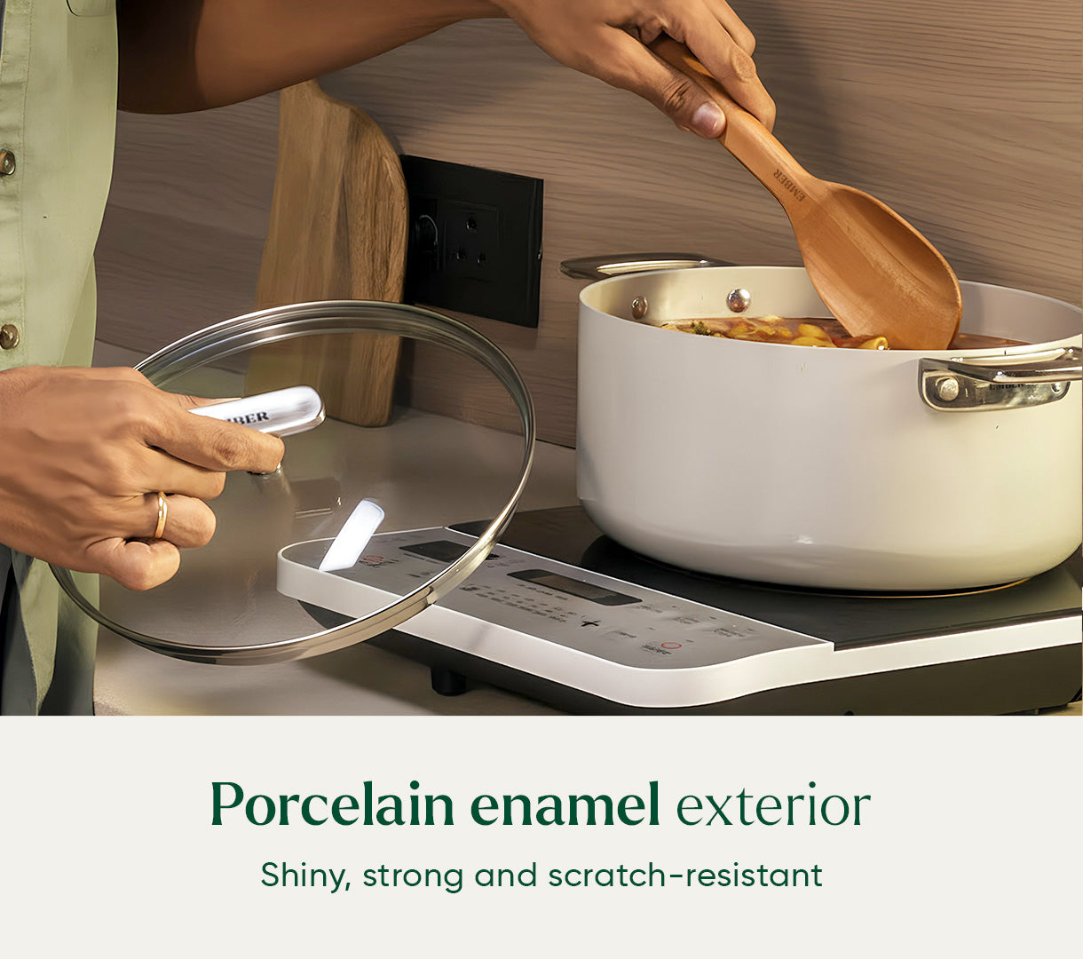 Dutch Oven 24cm with glass lid - Himalayan Mist