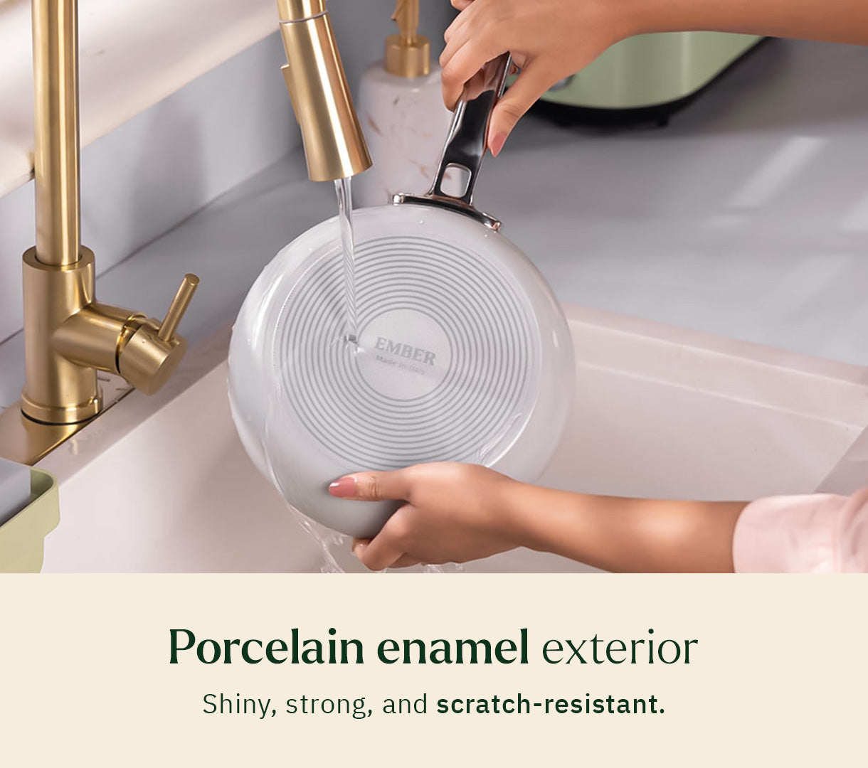 Ember Mini Frypan with glass lid + Kadai Duo - Himalayan Mist