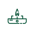 Medium-low heat only