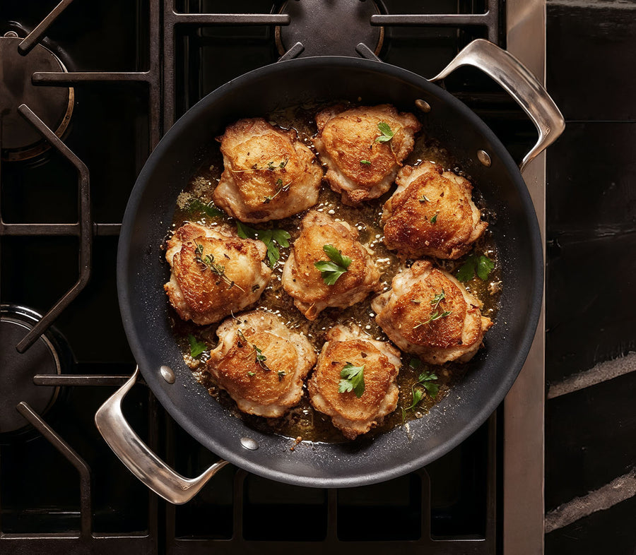 Uses Less Oil. Cooks Better.