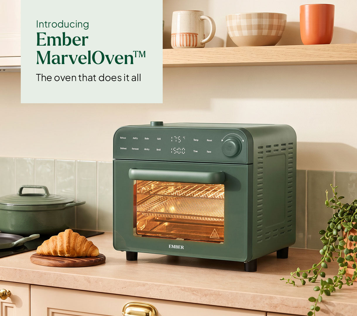 Ember Marvel Oven™ - Coorg Green
