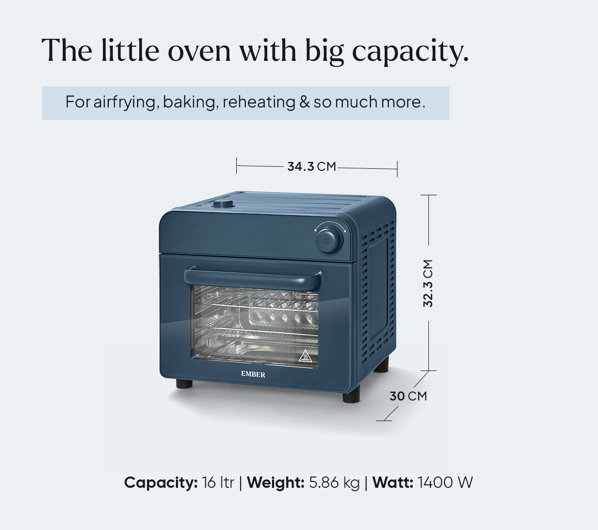 Ember Marvel Oven™ - Nilgiri Blue