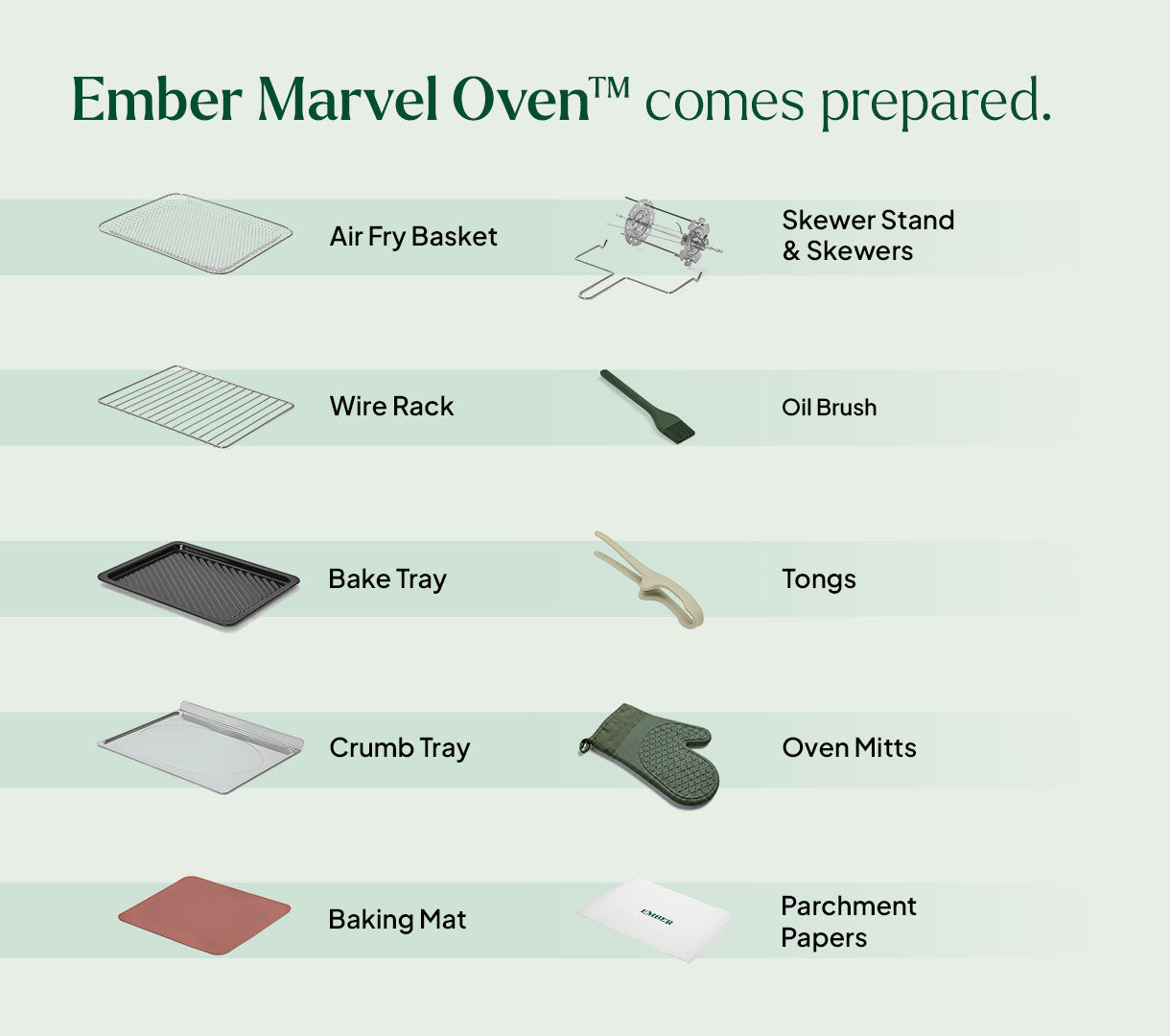 Ember Marvel Oven™ - Coorg Green