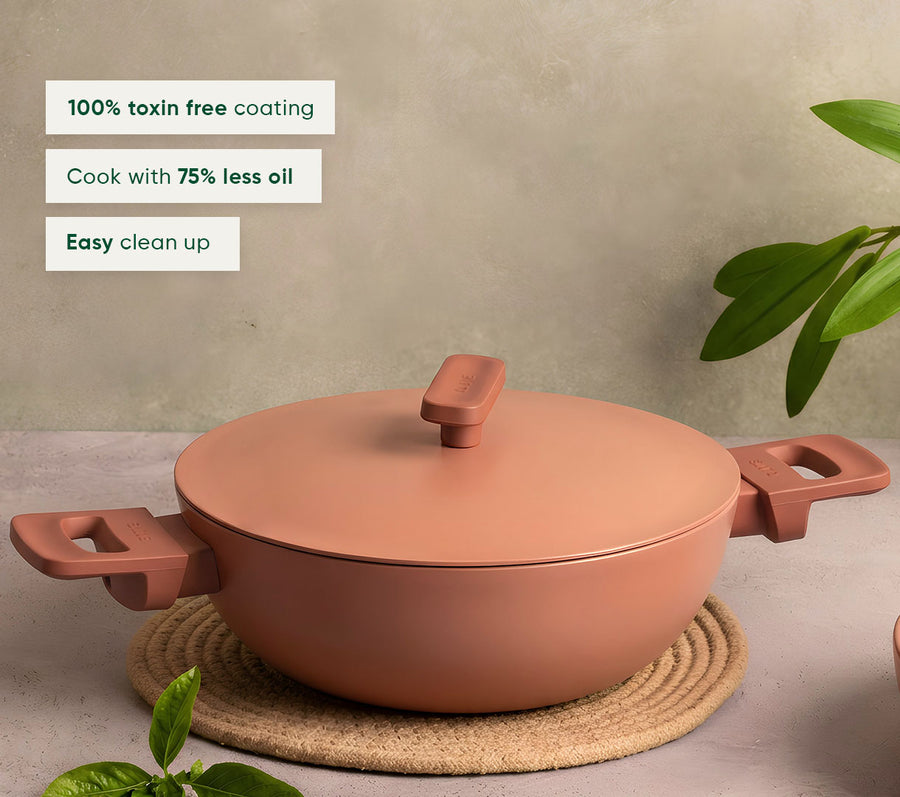 Kadai 24cm- Jaipur Terracotta