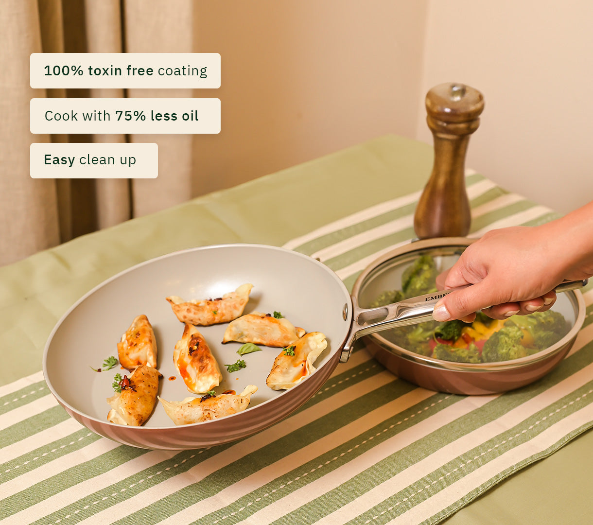 Frypan 24cm - Jaipur Terracotta