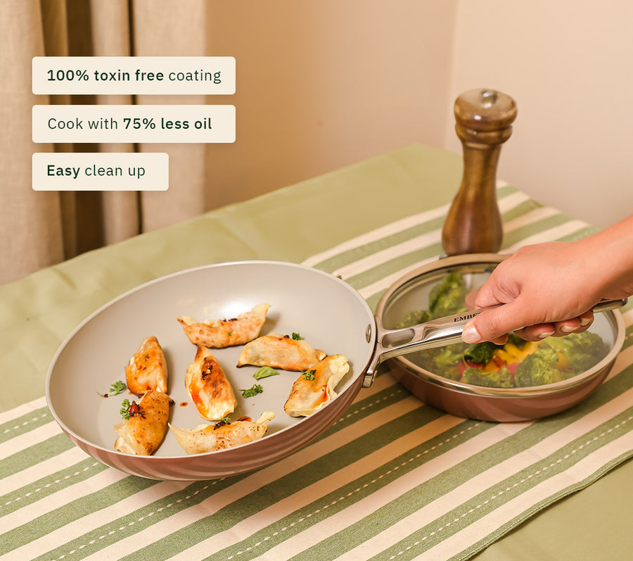 Frypan 24cm - Jaipur Terracotta