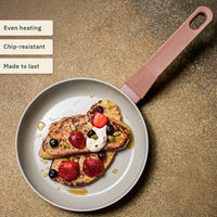 Frypan 24cm with glass lid (2.0) - Jaipur Terracotta