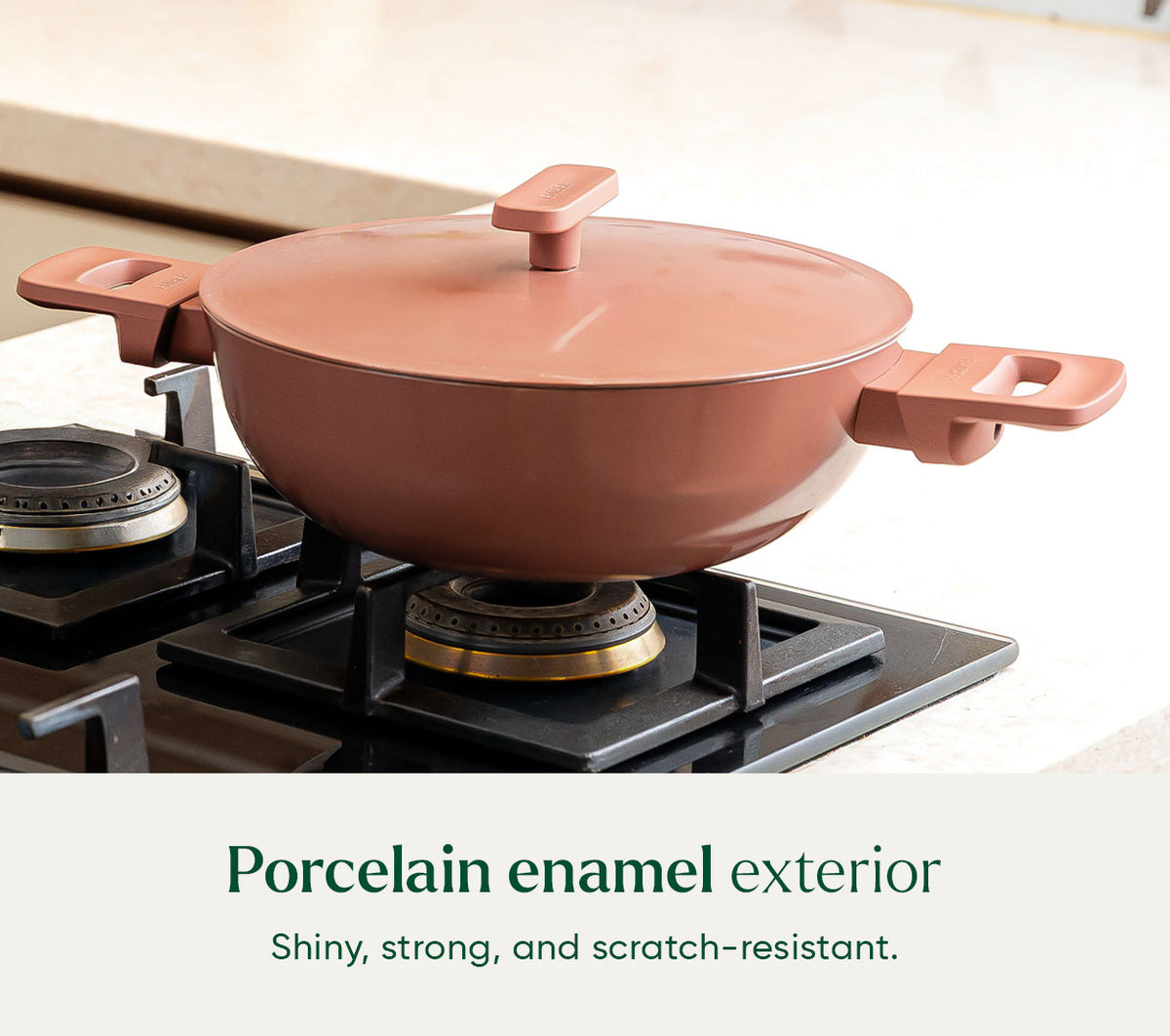 Ember Frypan + Kadai Duo - Jaipur Terracotta