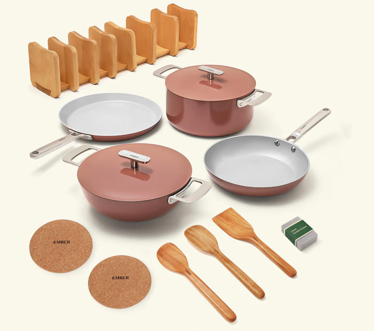 Complete Cookware Set (4-Piece) -Jaipur Terracotta