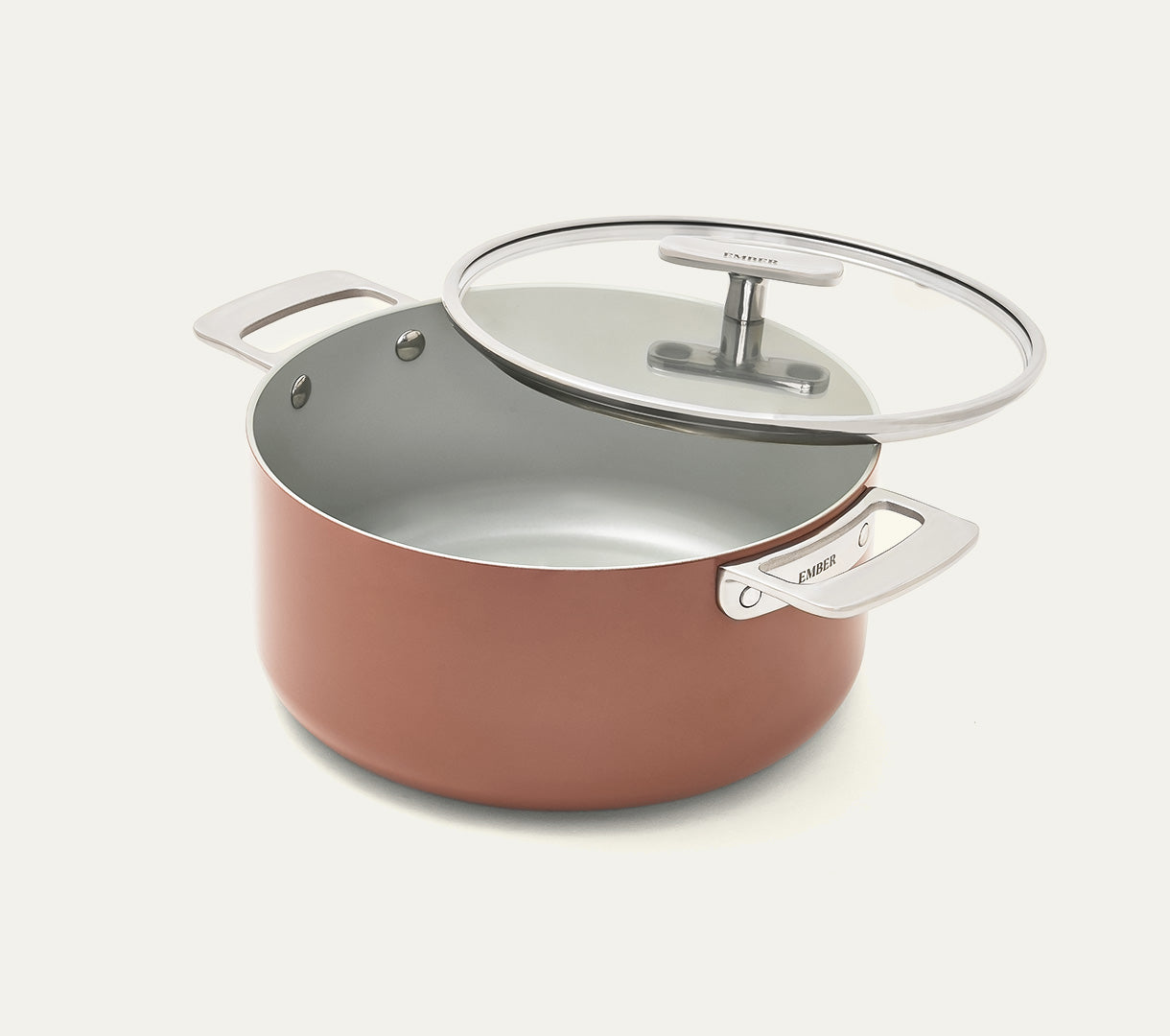 Dutch Oven 24cm with glass lid - Jaipur Terracotta