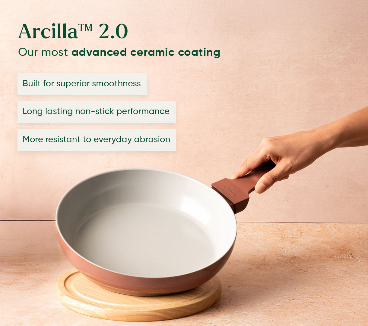 Frypan 24cm (2.0) - Jaipur Terracotta