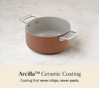 Mini Dutch Oven 20cm with glass lid - Jaipur Terracotta