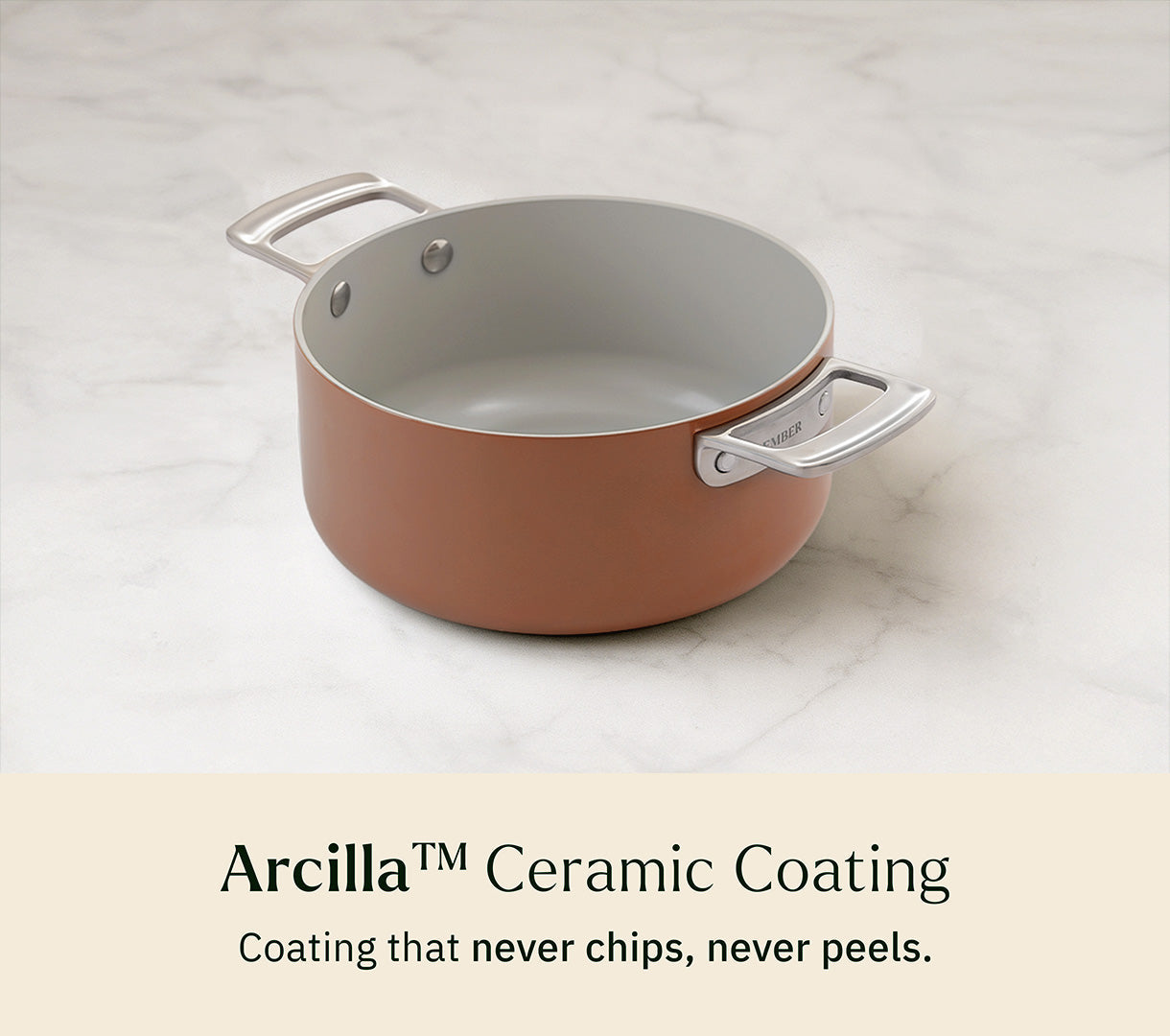 Mini Dutch Oven 20cm with glass lid - Jaipur Terracotta