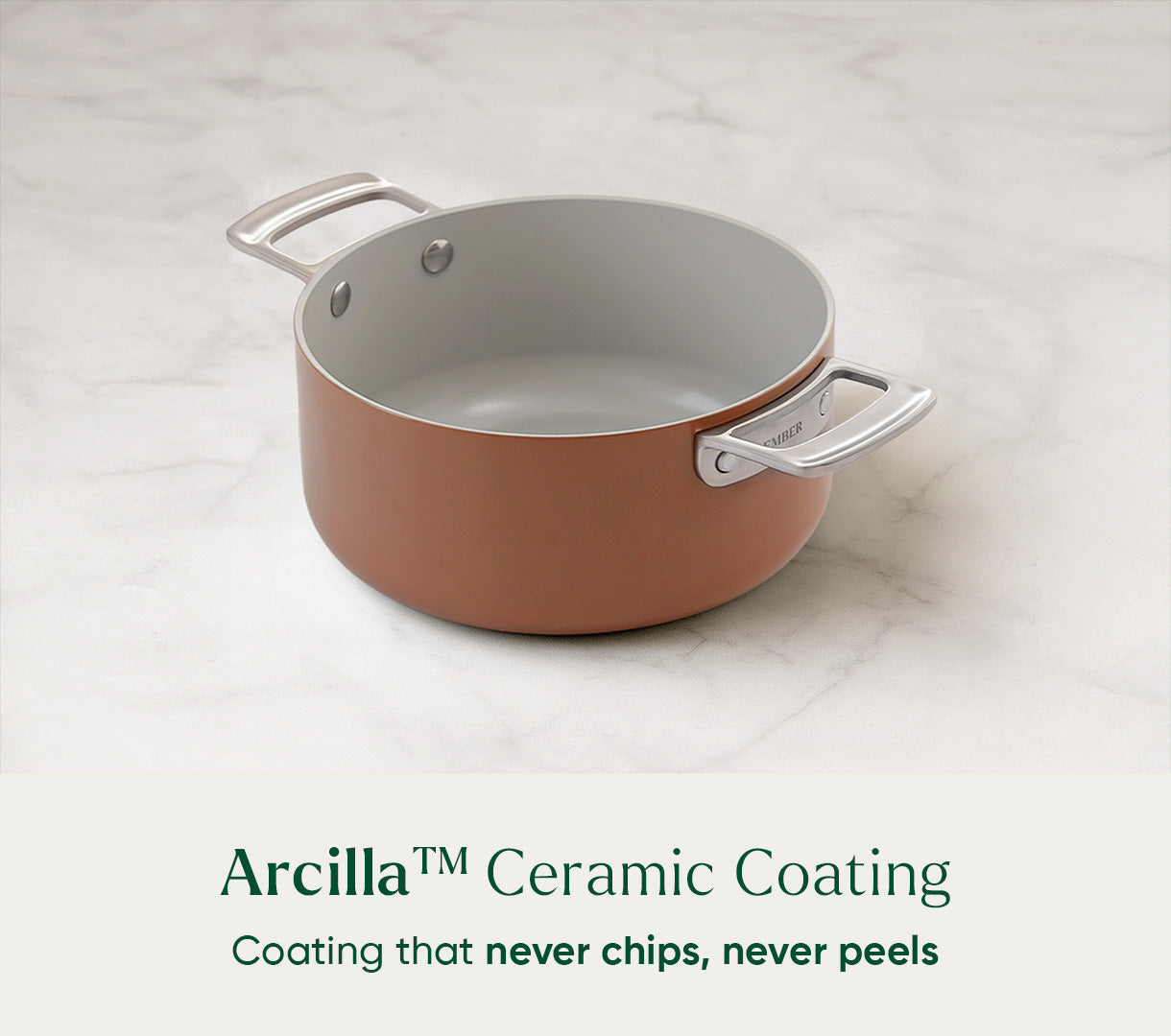 Mini Dutch Oven 20cm with glass lid - Jaipur Terracotta