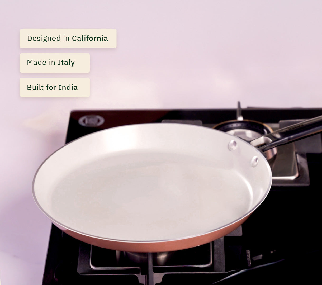 Flat Pan 28 cm - Jaipur Terracotta