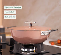 Ember Frypan + Kadai Duo - Jaipur Terracotta