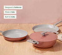 Everyday Cookware Trio (with storage) - Jaipur Terracotta