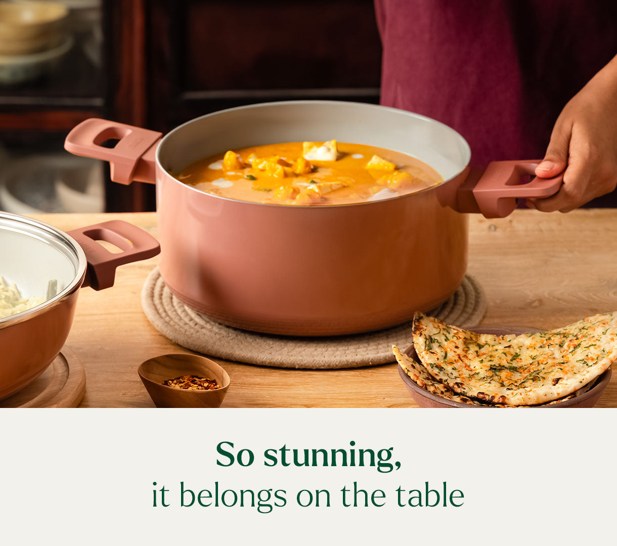 Dutch Oven 24cm with glass lid - Jaipur Terracotta