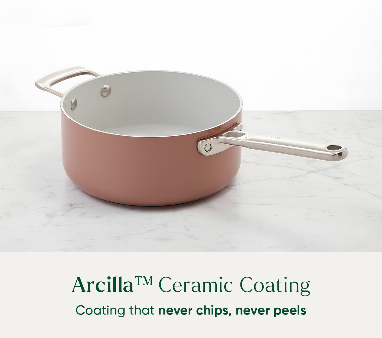 Saucepan 20cm - Jaipur Terracotta