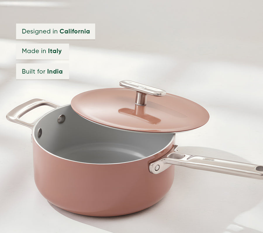 Saucepan 20cm - Jaipur Terracotta