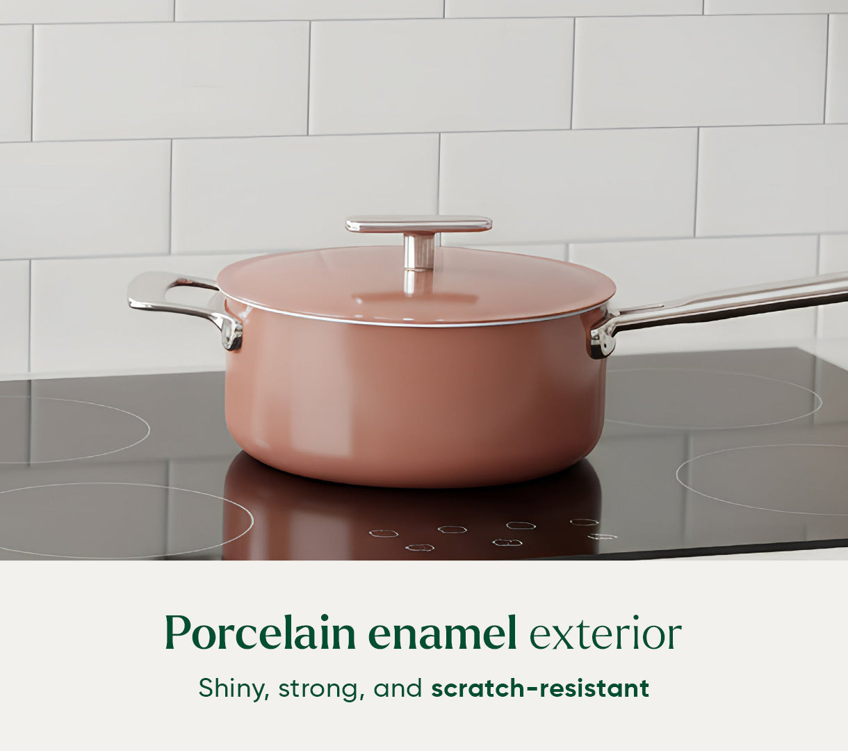 Saucepan 20cm - Jaipur Terracotta