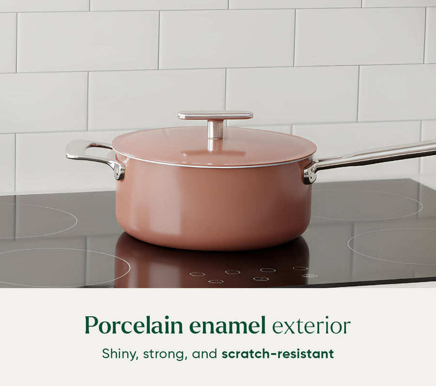 Saucepan 20cm - Jaipur Terracotta