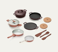 Set of 15 - Terracotta + Wine 