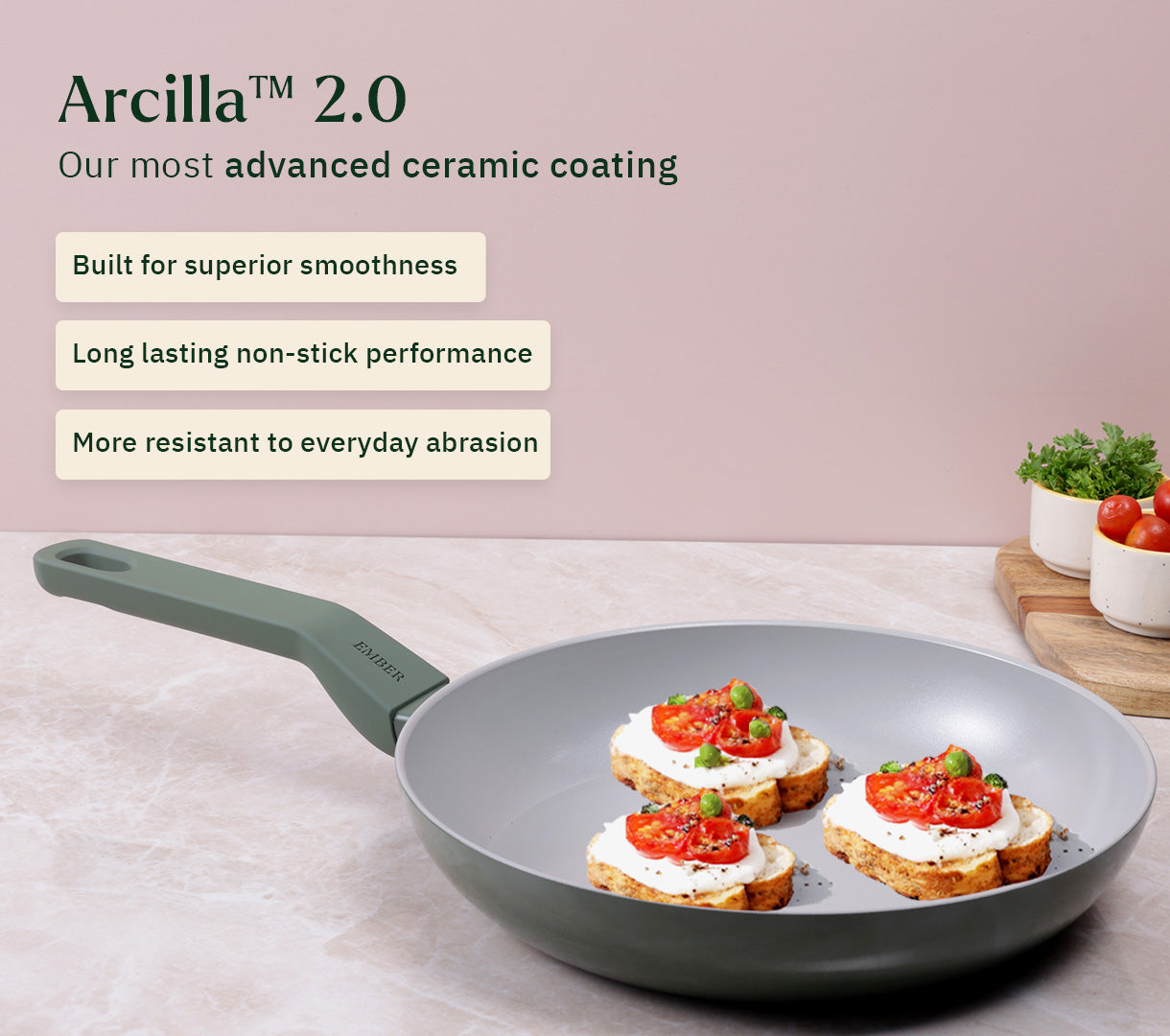 Frypan 24cm (2.0) - Coorg Green