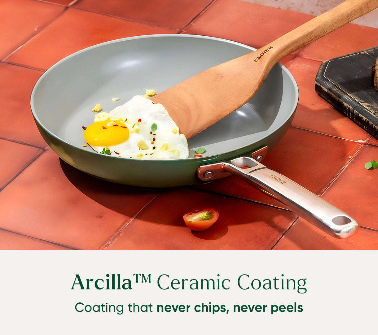 Everyday Cookware Trio (with storage) - Coorg Green
