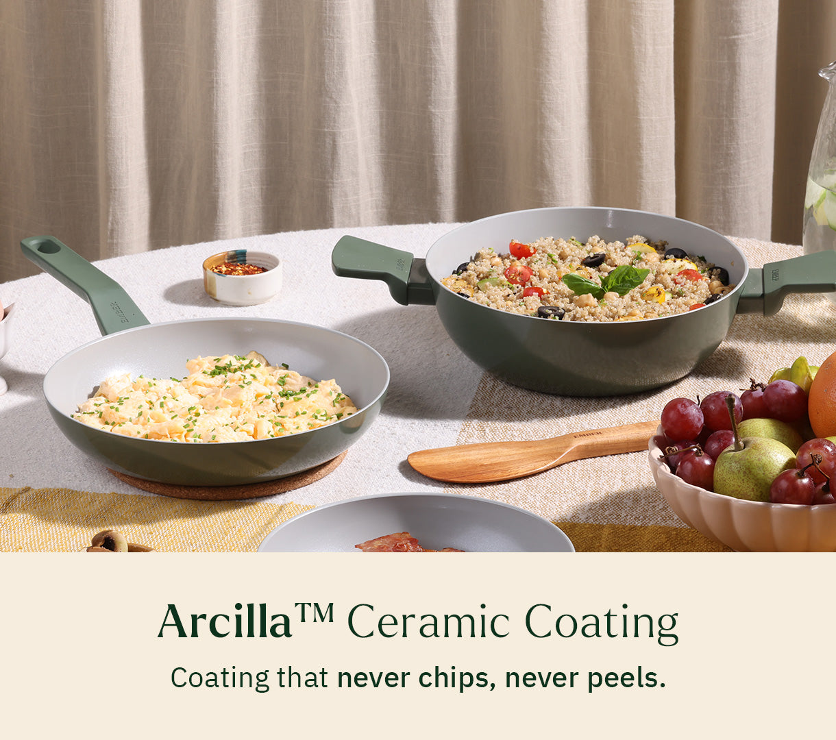 Complete Cookware Set (4-Piece) -Coorg Green